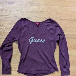 Guess Fitted Long Sleeve Tee
